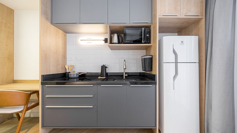 Apartamento 1 Quarto Mobiliado com Estrutura Completa | Prad