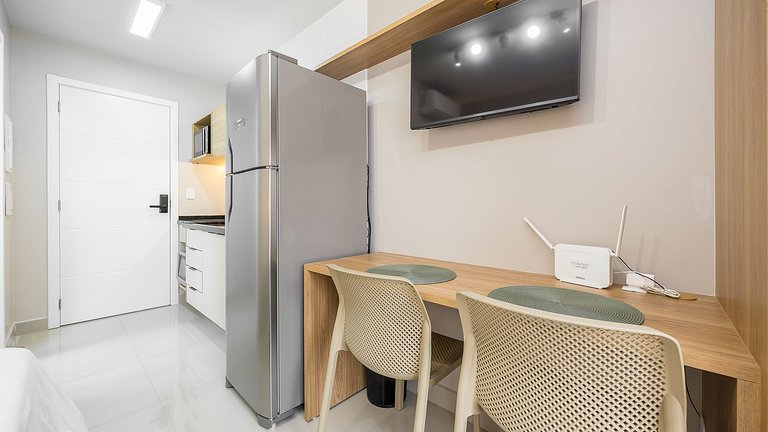 Apartamento 1 Quarto Mobiliado com Lazer Completo | Centro –