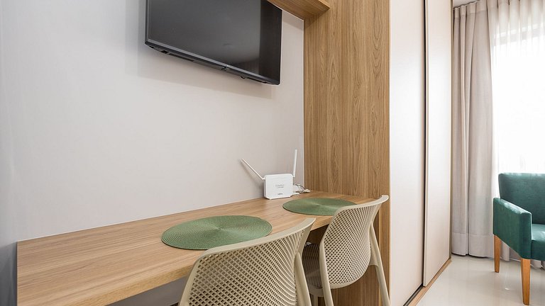Apartamento 1 Quarto Mobiliado com Lazer Completo | Centro –