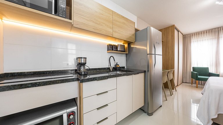 Apartamento 1 Quarto Mobiliado com Lazer Completo | Centro –