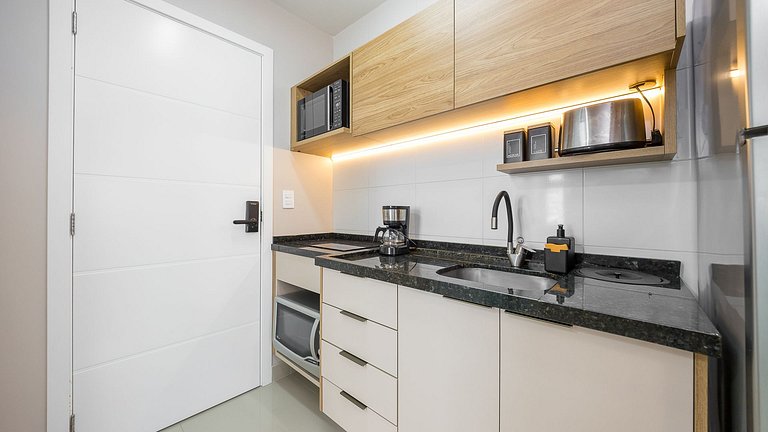 Apartamento 1 Quarto Mobiliado com Lazer Completo | Centro –