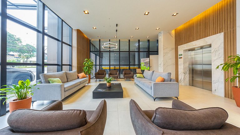 Apartamento 1 Quarto Mobiliado com Lazer Completo | Centro –