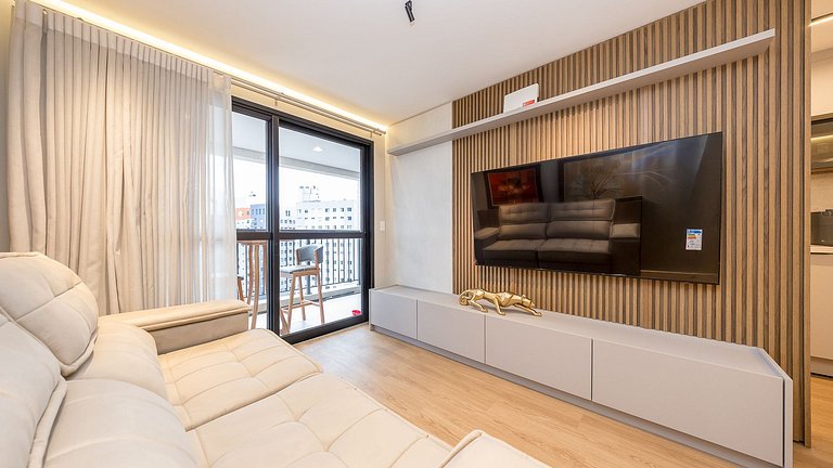 Apartamento 2 Quartos Mobiliado no 21º Andar com Piscina e G