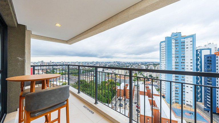 Apartamento 2 Quartos Mobiliado no 21º Andar com Piscina e G