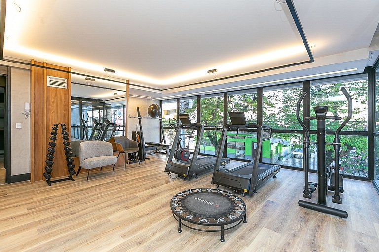 Apartamento Studio Mobiliado de 27,8m² | Centro de Curitiba